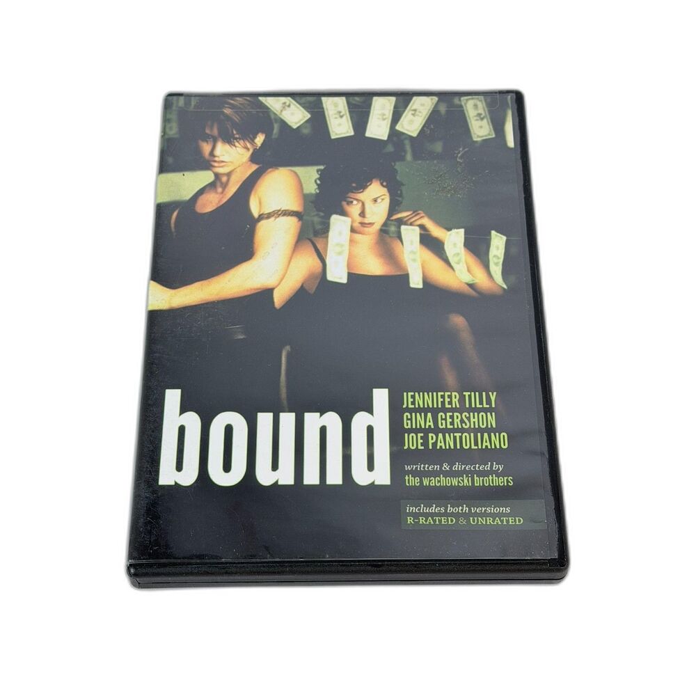 Bound 1996 DVD Rated & Unrated Jennifer Tilly Gina Gershon Rare OOP Olive Films